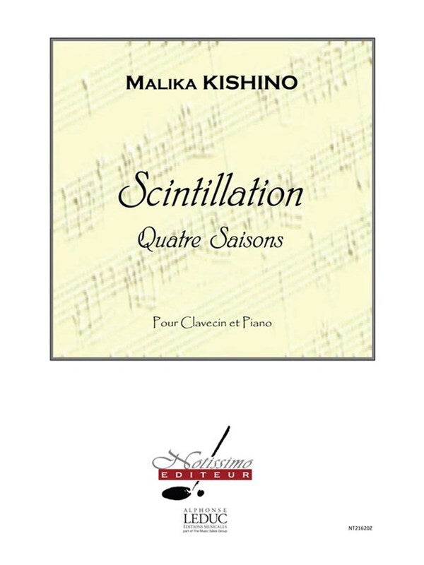 KISHINO - SCINTILLATION 4 SAISONS FOR HARPSICORD OR PIANO