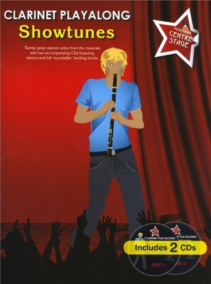 CLARINET PLAYALONG SHOWTUNES BK/2CDS