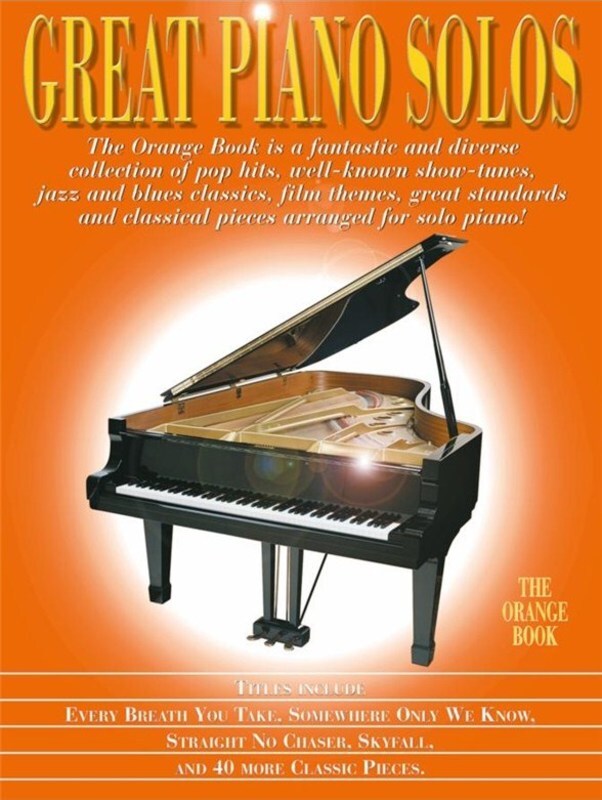 GREAT PIANO SOLOS ORANGE BOOK