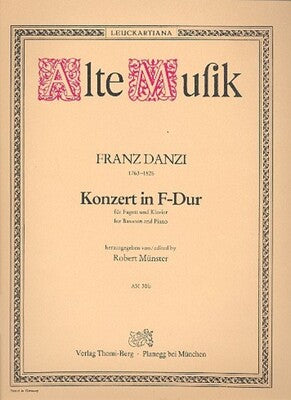 DANZI - CONCERTO F MAJOR BASSOON/PIANO