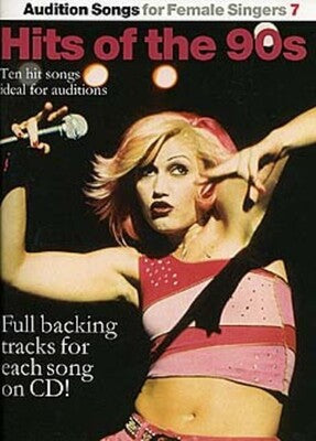 AUDITION SONGS FEMALE 7 90S BK/CD