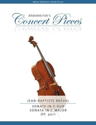 BREVAL - SONATA C MAJOR OP 40 NO 1 CELLO/PIANO