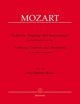 CADENZAS FOR MOZARTS PIANO CONCERTOS
