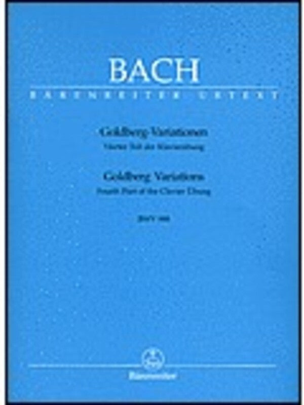 GOLDBERG VARIATIONS BWV 988