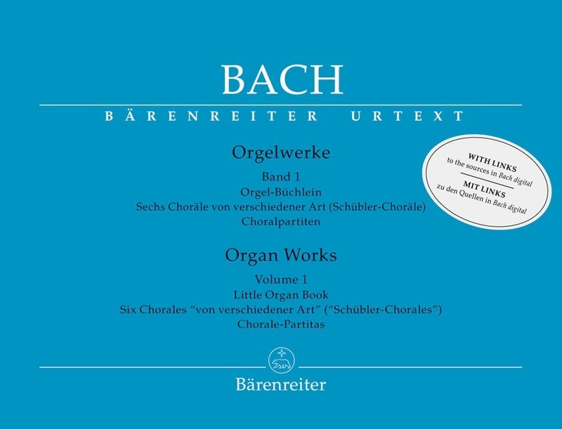 BACH - ORGAN WORKS VOL 1 URTEXT