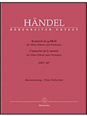 CONCERTO G MIN HWV 287 FLT OR OB PNO