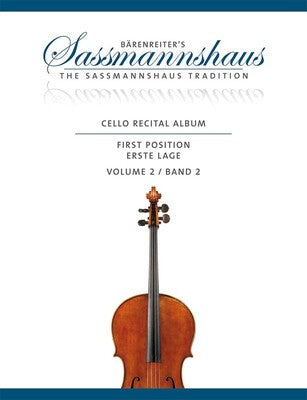 CELLO RECITAL ALBUM VOL 2 SASSMANNSHAUS