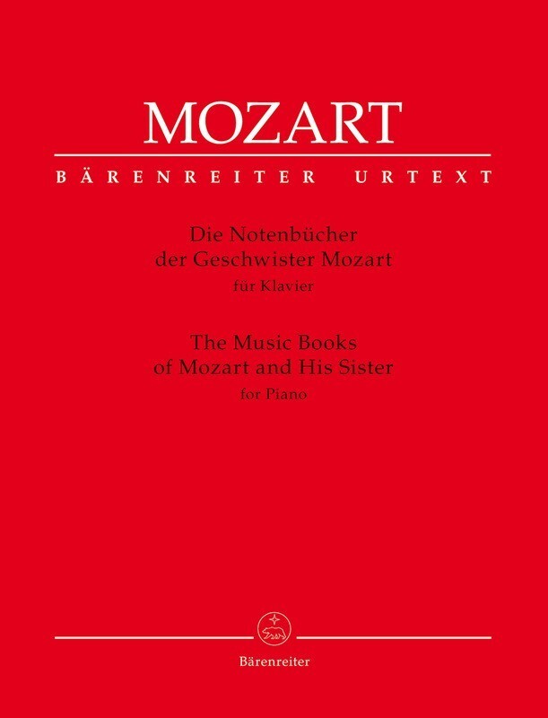 MUSIC BOOKS OF MOZART AND HIS SISTER FOR PIANO