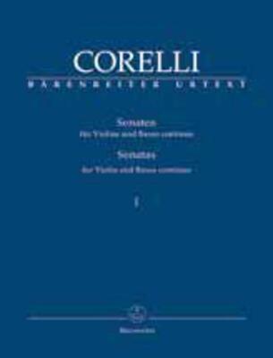 CORELLI - 12 SONATAS OP 5 VOL 1 NOS 1-6 VIOLIN/PIANO