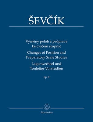CHANGES POSITION/PREPARATORY SCALE STUDIES OP 8