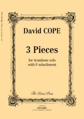 COPE - 3 PIECES FOR TROMBONE SOLO WITH F ATTACHMENT