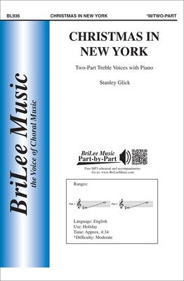 CHRISTMAS IN NEW YORK 2 PART TREBLE