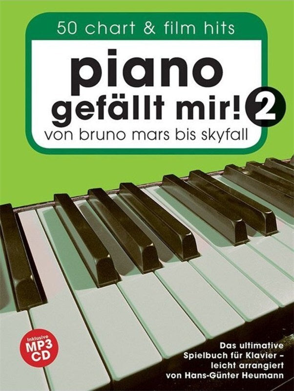 PIANO GEFALLT MIR! 50 CHART & FILM HITS BK 2 BK/CD
