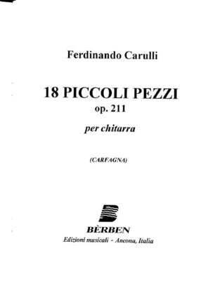18 PICCOLI PEZZI OP 211