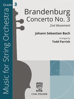 BRANDENBURG CONCERTO NO 3 2ND MVT SO3 SC/PTS