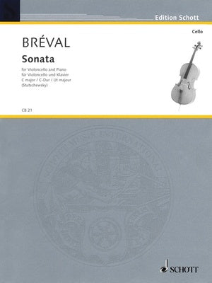 BREVAL - SONATA IN C FROM OP 40 CELLO/PIANO