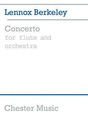 BERKELEY - CONCERTO (1952) FLUTE/PIANO