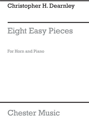 DEARNLEY - 8 EASY PIECES FOR HORN/PIANO