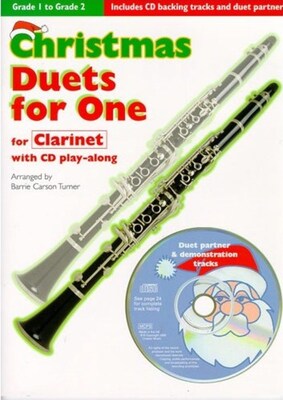 CHRISTMAS DUETS FOR ONE CLARINET BK/CD