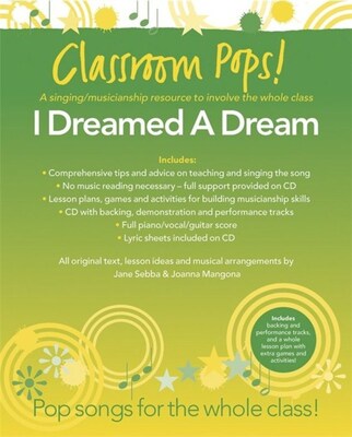 CLASSROOM POPS I DREAMED A DREAM BK/CD