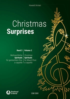 CHRISTMAS SURPRISES VOL 2 CHRISTMAS SPIRITUALS SATB A CAP