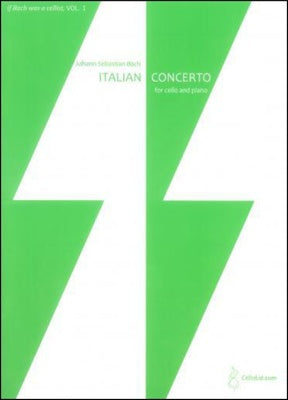 BACH - ITALIAN CONCERTO FOR CELLO/PIANO ARR LIDSTROM