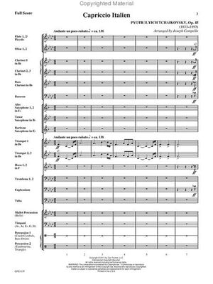 CAPRICCIO ITALIEN CB3.5 SCORE ONLY