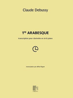 DEBUSSY - ARABESQUE NO 1 FOR CLARINET/PIANO