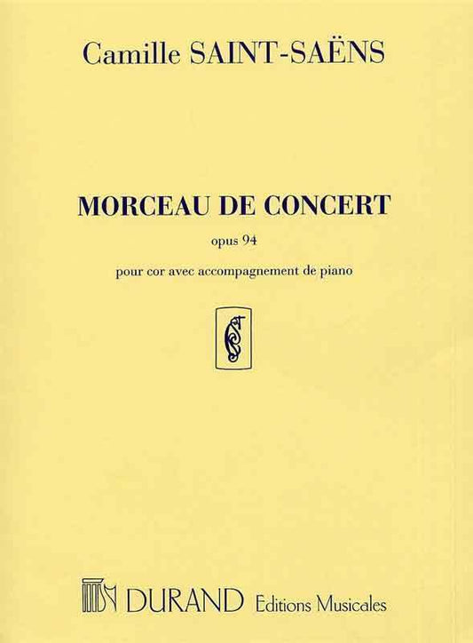 SAINT-SAENS - CONCERTPIECE OP 94 FRENCH HORN/PIANO