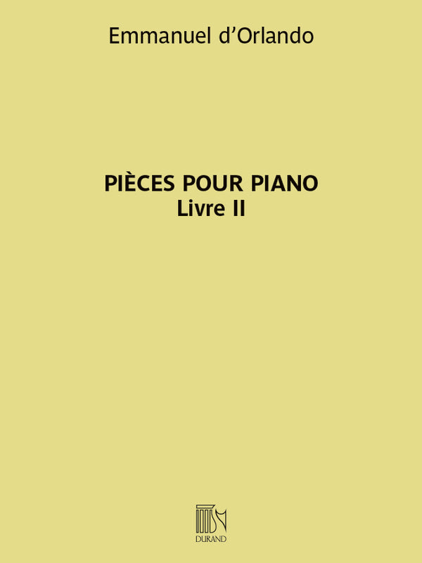 D'ORLANDO - PIECES FOR PIANO VOL 2