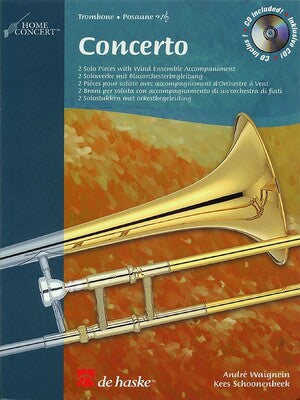 CONCERTO HOME CONCERT TROMBONE BK/CD
