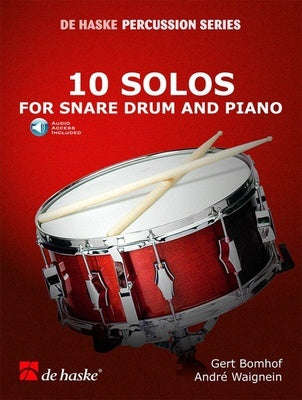 BOMHOF - 10 SOLOS FOR SNARE DRUM AND PIANO BK/OLA