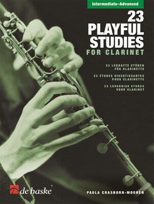 CRASBORN-MOOREN - 23 PLAYFUL STUDIES FOR CLARINET
