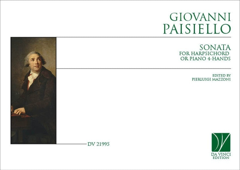 PAISIELLO - SONATA FOR HARPSICHORD OR PIANO 4 HANDS