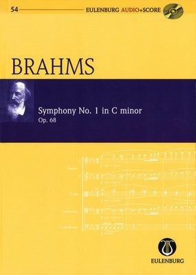 BRAHMS - SYMPHONY NO 1 C MIN OP 68 STUDY SCORE BK/CD