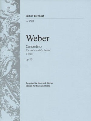 CONCERTINO OP 45 E MIN FHN/PNO