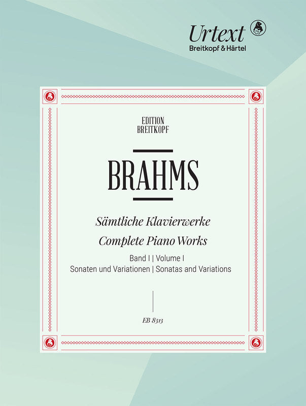 BRAHMS - COMPLETE PIANO WORKS VOL 1