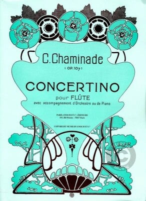 CHAMINADE - CONCERTINO OP 107 FLUTE/PIANO