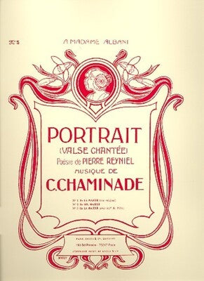 CHAMINADE - PORTRAIT FOR VOICE/FLUTE/PIANO