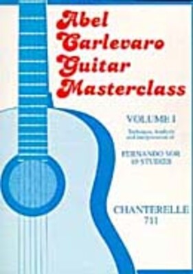 CARLEVARO GUITAR MASTERCLASS VOL 1 SOR 10 STUDIES