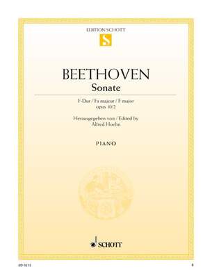 BEETHOVEN - SONATA F MAJOR OP 10 NO 2 FOR PIANO