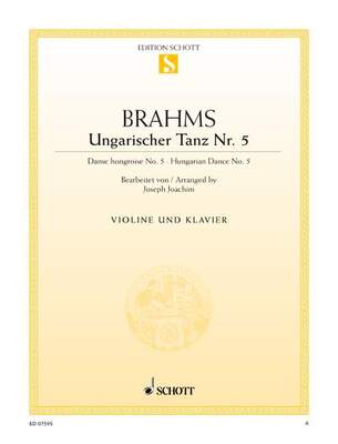 BRAHMS - HUNGARIAN DANCE NO 5 G MINOR FOR VIOLIN/PIANO