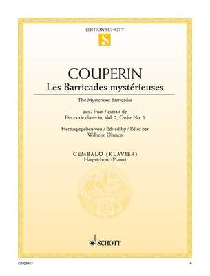 COUPERIN - THE MYSTERIOUS BARRICADES FOR PIANO (HARPSICHORD)