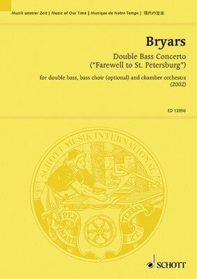 BRYARS - DOUBLE BASS CONCERTO STUDY SCORE