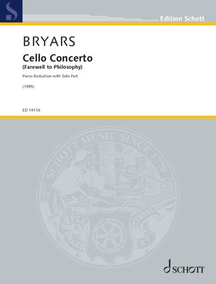 BRYARS - CELLO CONCERTO FOR CELLO/PIANO