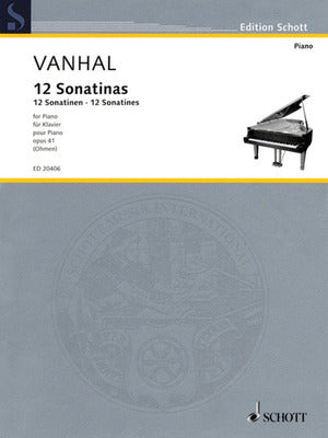 12 EASY PROGRESSIVE SONATINAS OP 41 PIANO SOLOS