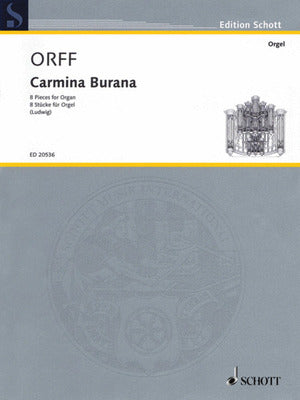 CARMINA BURANA 8 PIECES FOR ORGAN