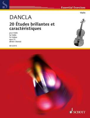 DANCLA - 20 ETUDES BRILLANTES OP 73 VIOLIN