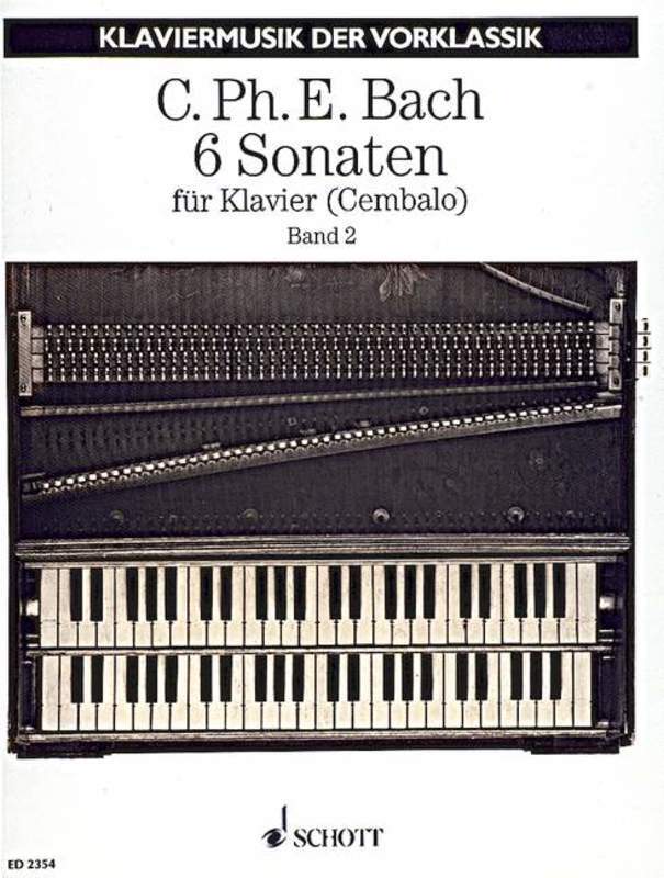 CPE BACH - 6 SONATAS BK 2 PIANO
