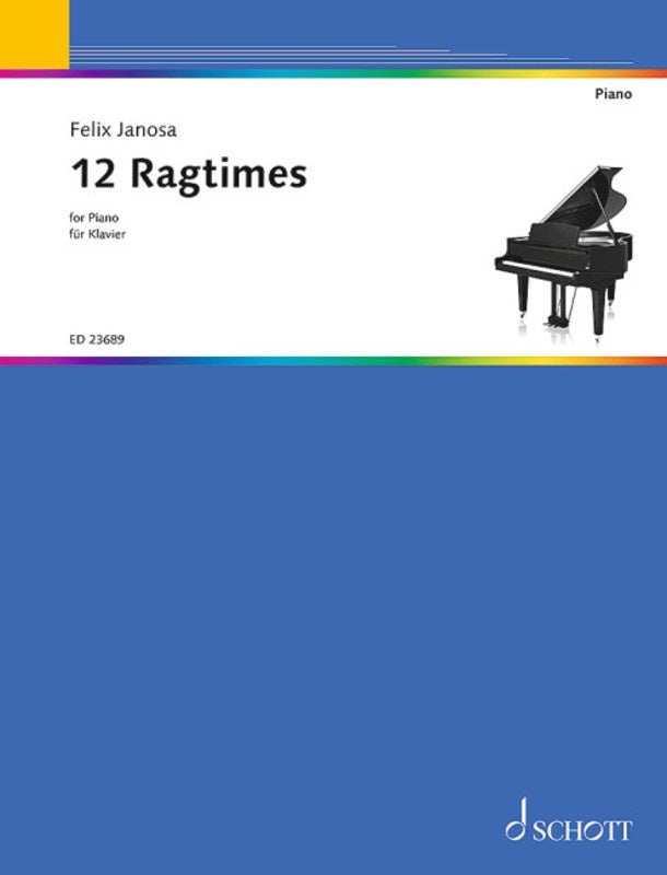 JANOSA - 12 RAGTIMES FOR PIANO